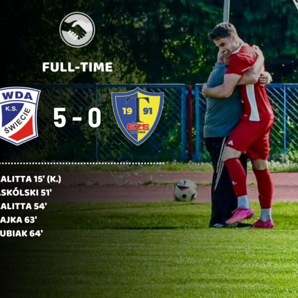 Pokonujemy u siebie zespół z Tłuchowa aż 5:0!