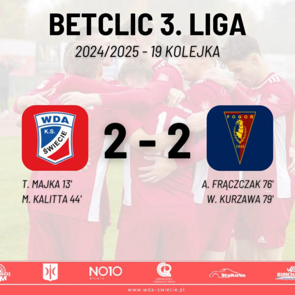 Wda Świecie vs. Akademia Pogoń Szczecin – 2:2