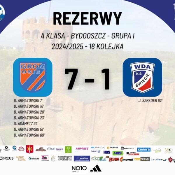 Grom Osie – Wda II Świecie – 7:1