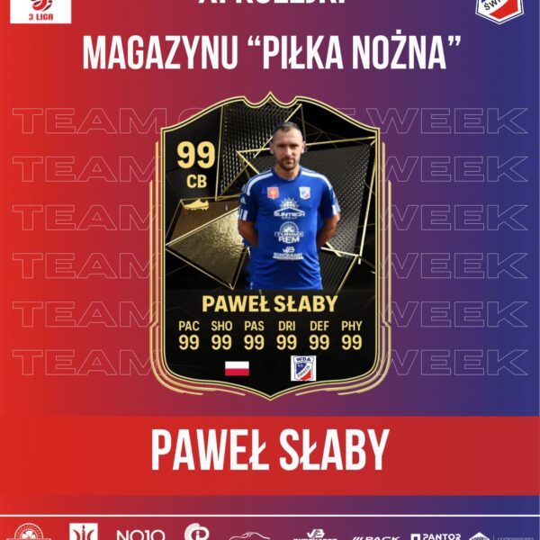 Paweł Słaby w jedenastce kolejki magazynu „Piłka Nożna”