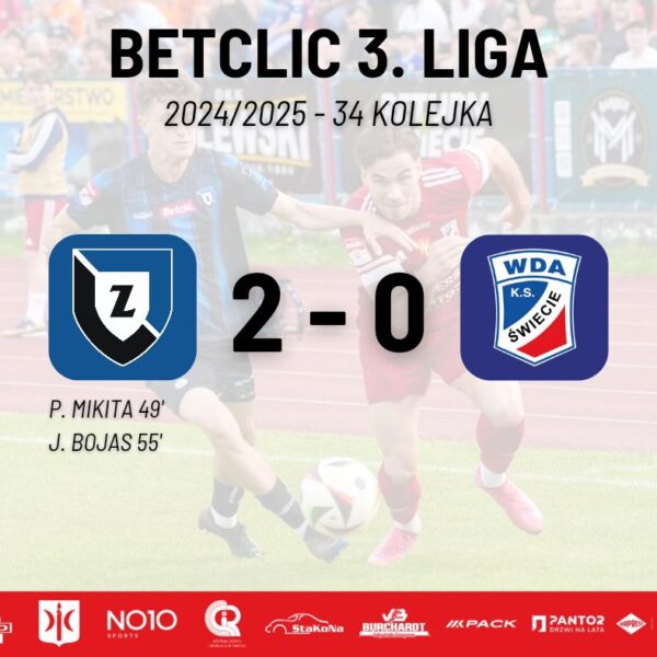 Zawisza Bydgoszcz 2:0 Wda Świecie