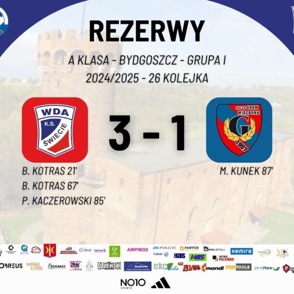 Wda II Świecie 3:1 Grom Więcbork