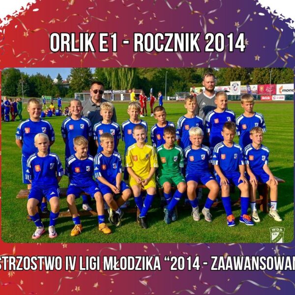 ROCZNIK 2014 NAJLEPSZY W LIDZE MŁODZIKA