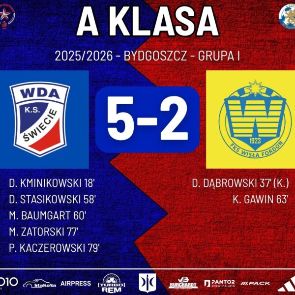 Wda II Świecie – Wisła Fordon