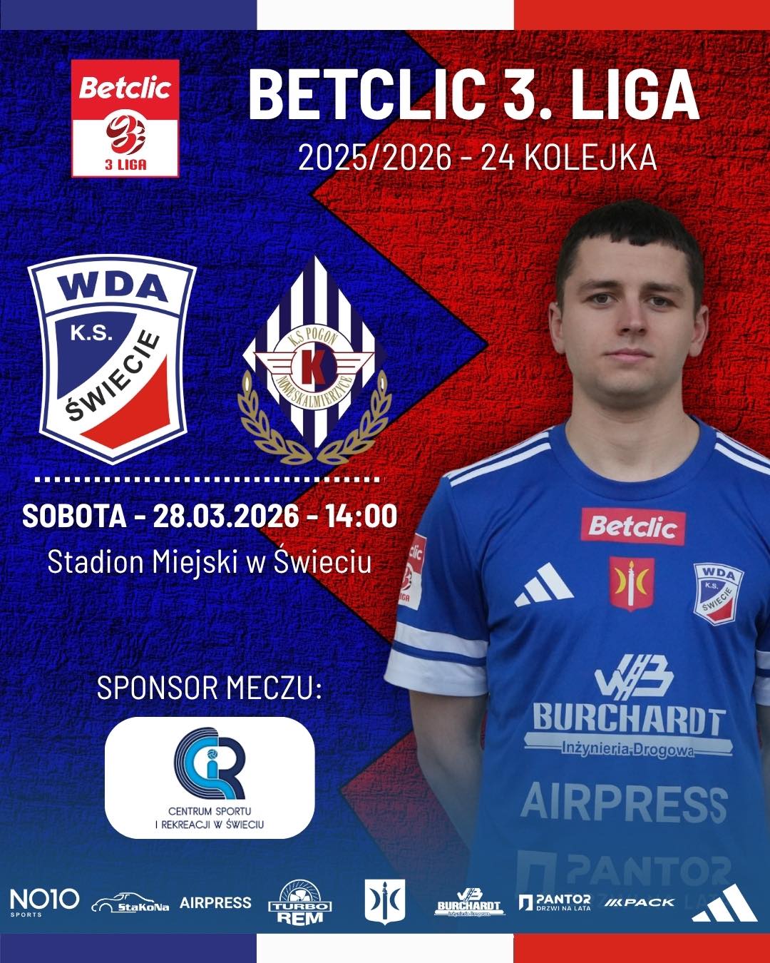 MECZ Z POGONIĄ NA GŁOWNEJ PŁYCIE